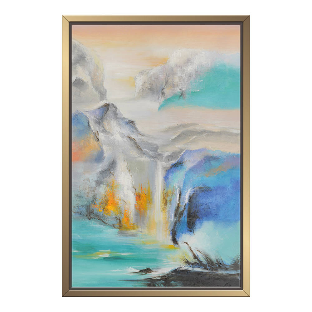 Shadows Dance on Stone Oil Painting