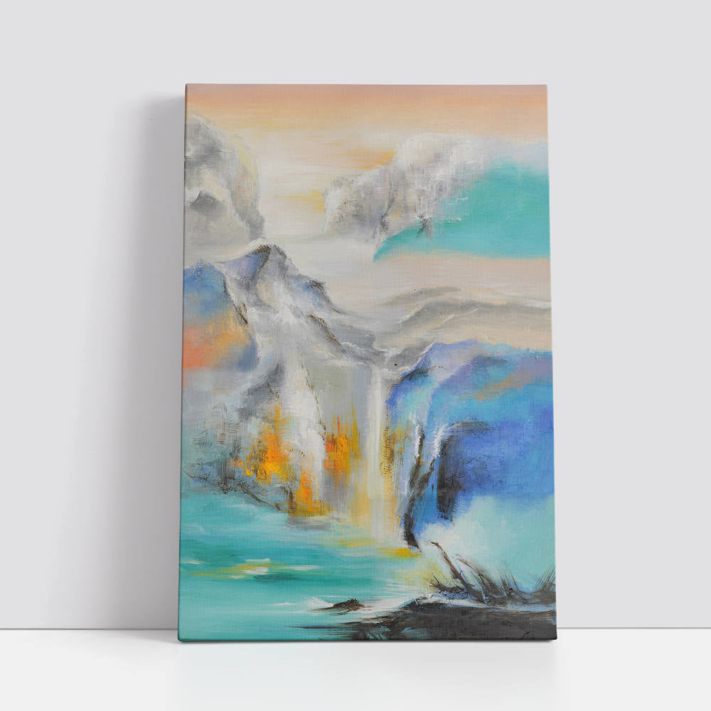 Shadows Dance on Stone Oil Painting