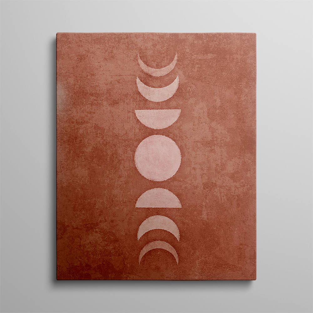 Eclipse of Day and Night Minimalist Canvas