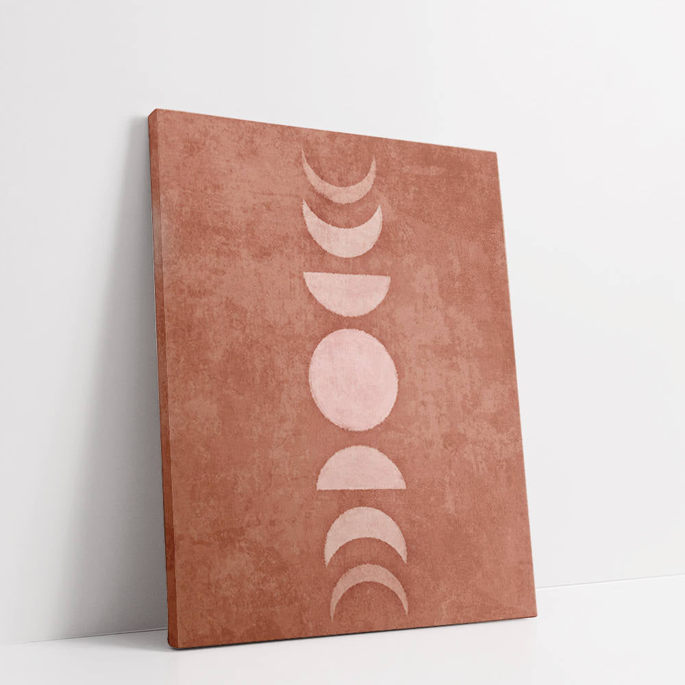Eclipse of Day and Night Minimalist Canvas