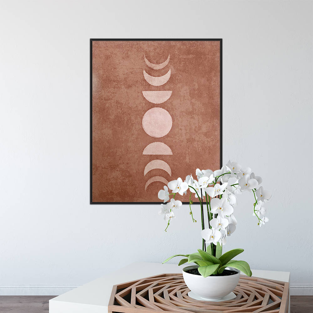 Eclipse of Day and Night Minimalist Canvas