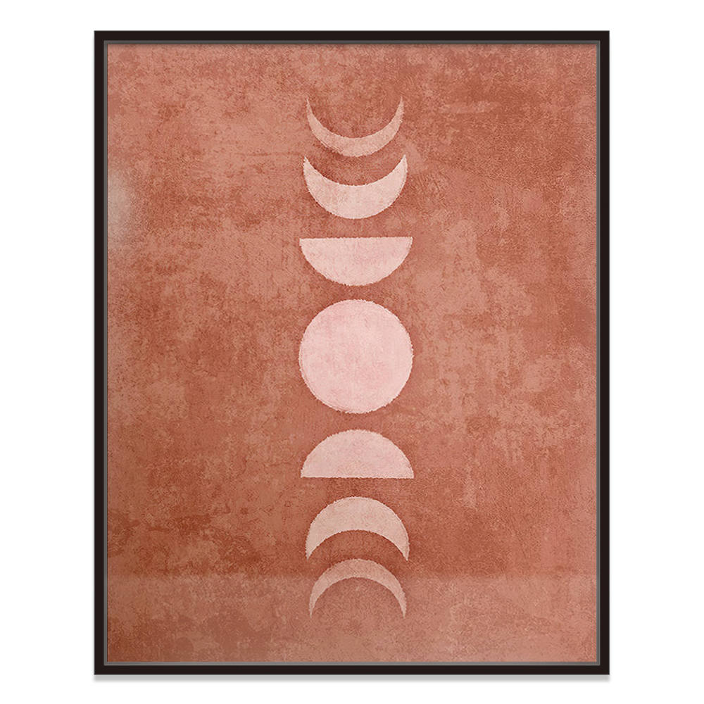 Eclipse of Day and Night Minimalist Canvas