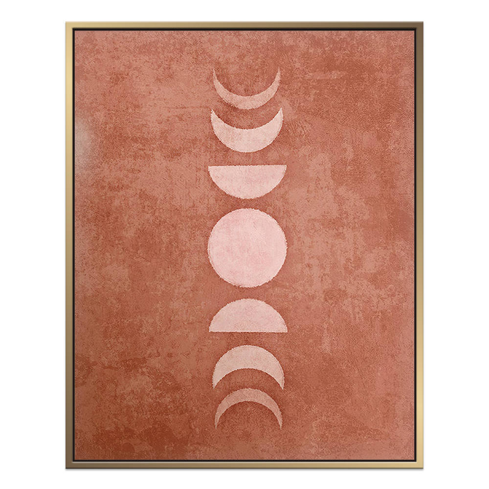 Eclipse of Day and Night Minimalist Canvas