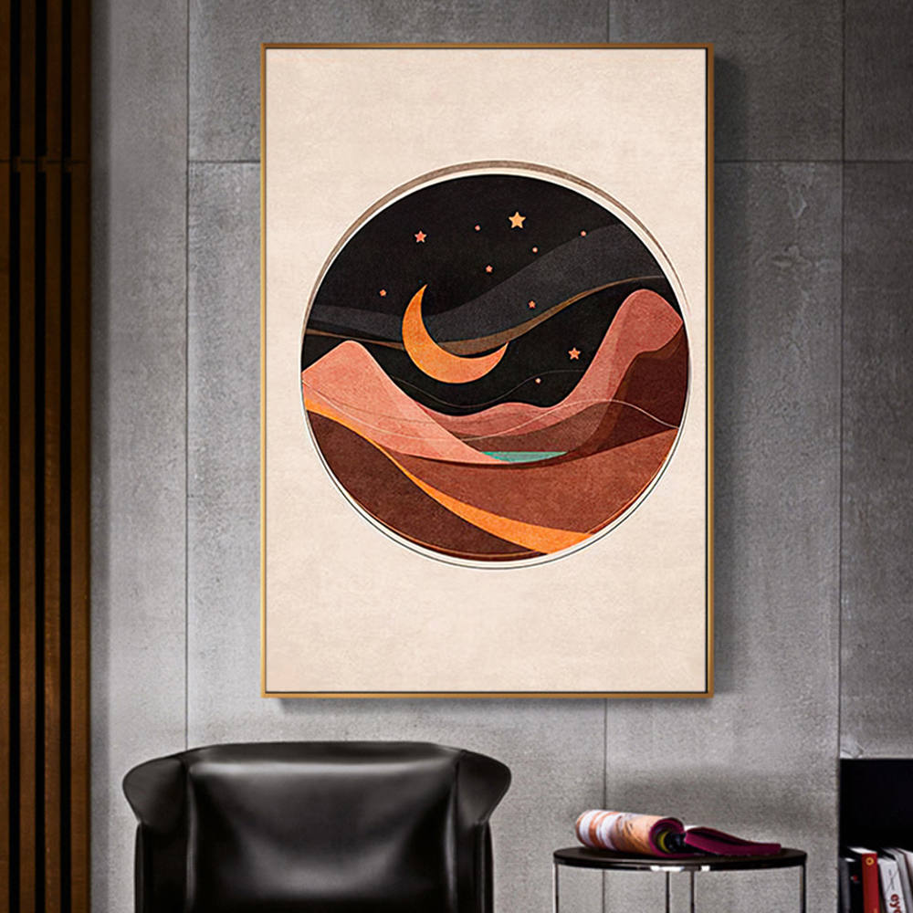 Twilight Veil Over Mountains Canvas