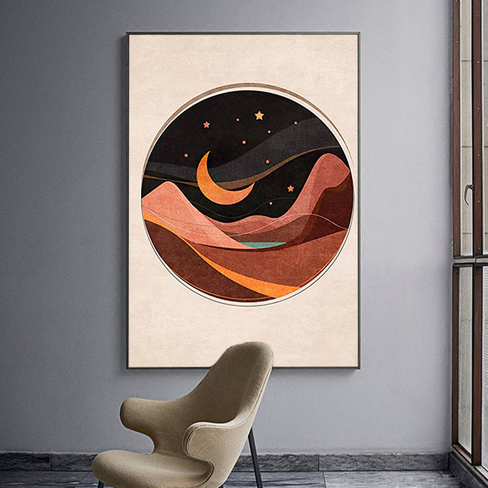 Twilight Veil Over Mountains Canvas