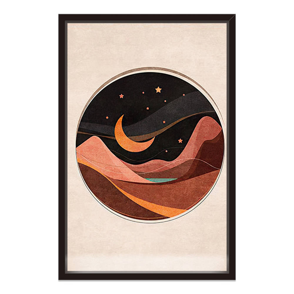 Twilight Veil Over Mountains Canvas