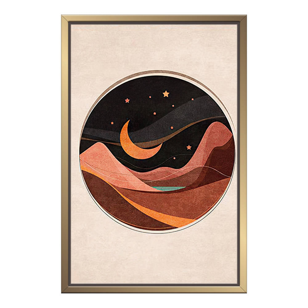 Twilight Veil Over Mountains Canvas