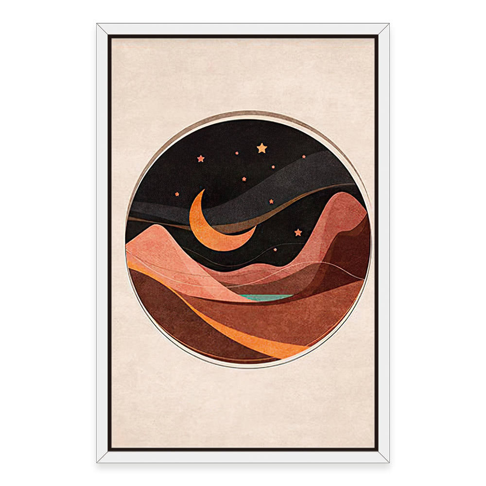 Twilight Veil Over Mountains Canvas