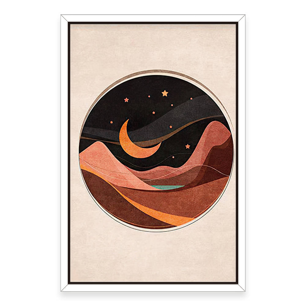 Twilight Veil Over Mountains Canvas