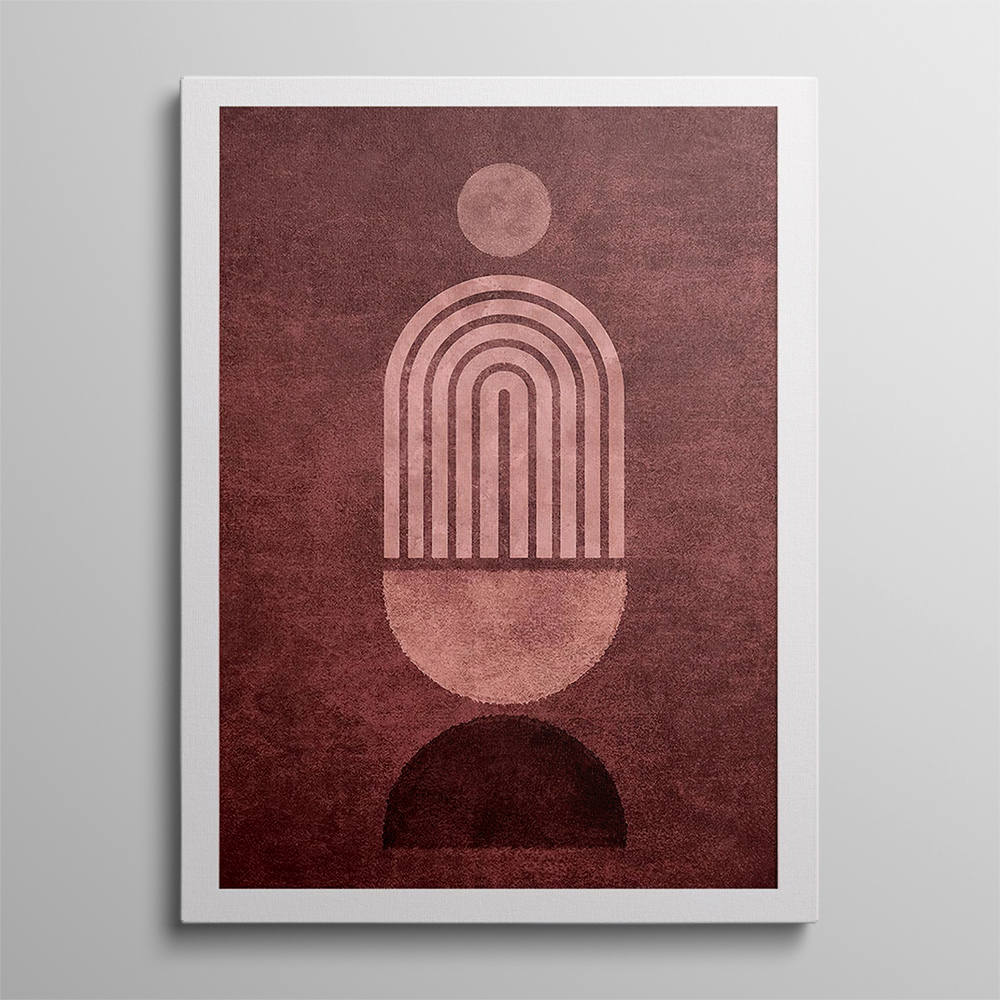 Shadows Through Ancient Arch Canvas