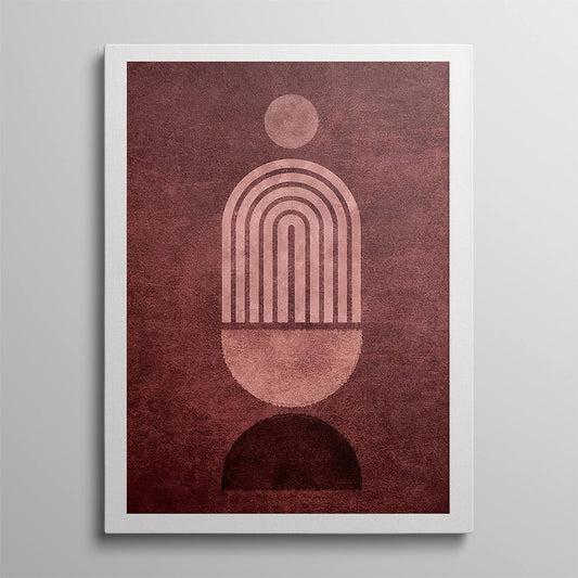 Shadows Through Ancient Arch Canvas