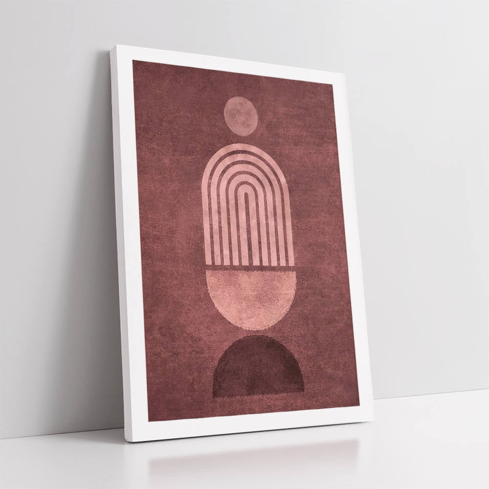 Shadows Through Ancient Arch Canvas