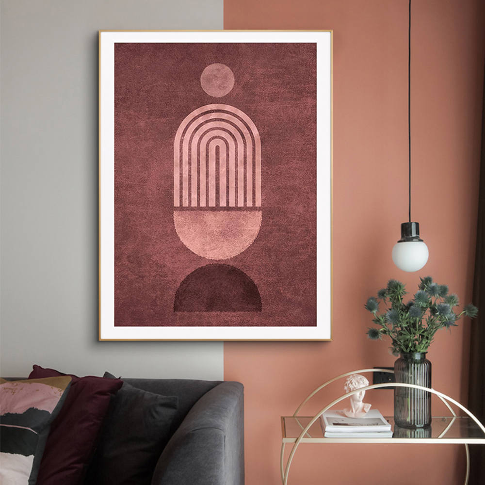 Shadows Through Ancient Arch Canvas