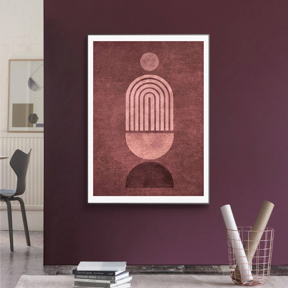 Shadows Through Ancient Arch Canvas