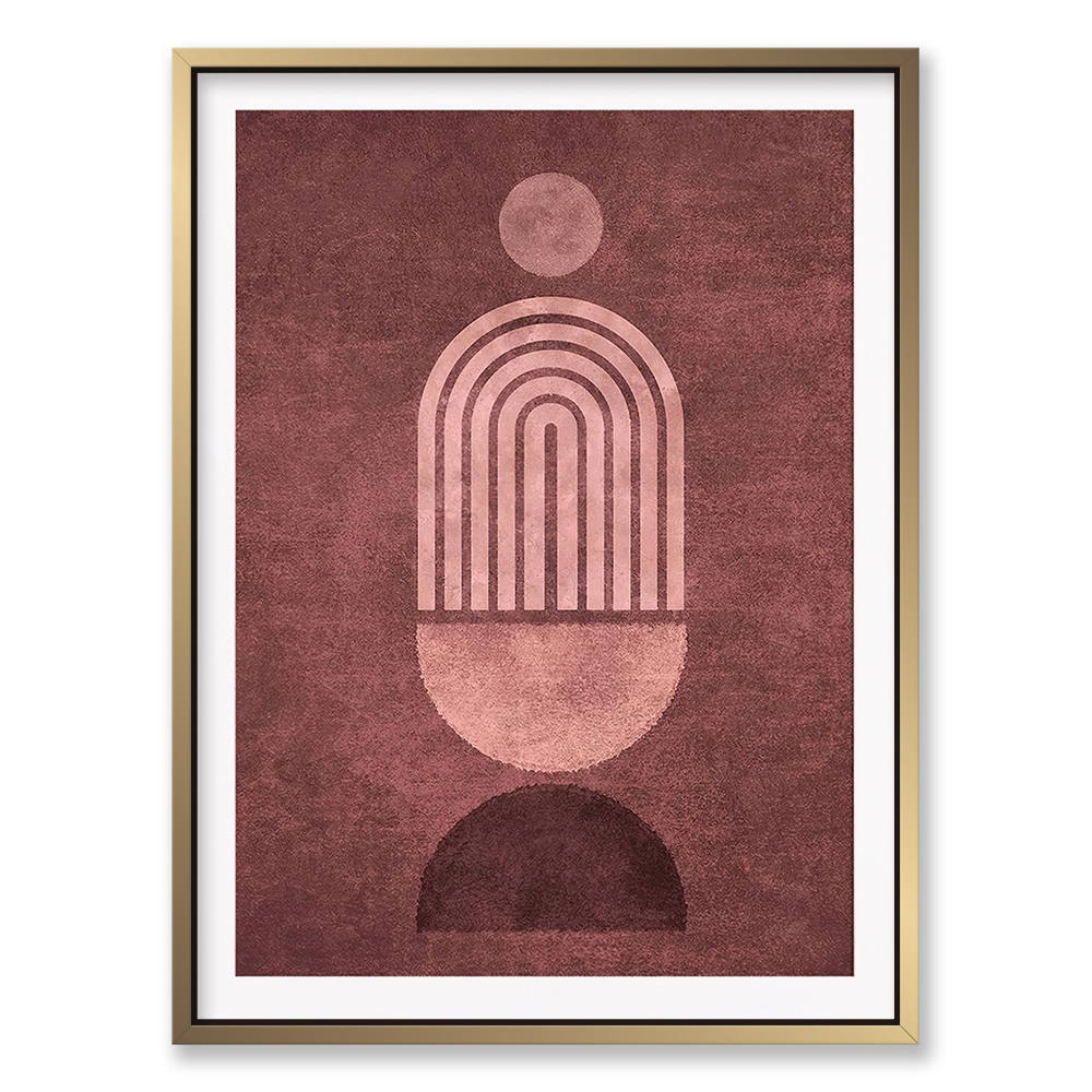 Shadows Through Ancient Arch Canvas