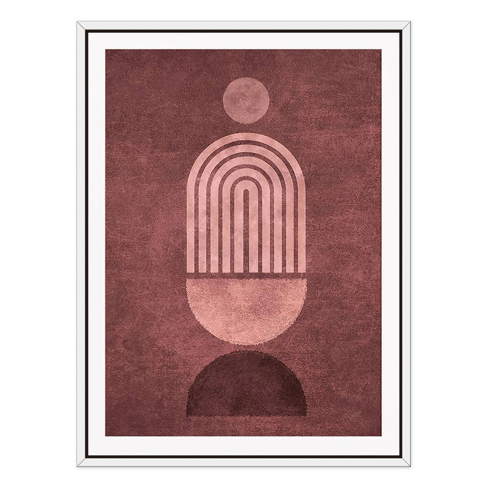 Shadows Through Ancient Arch Canvas