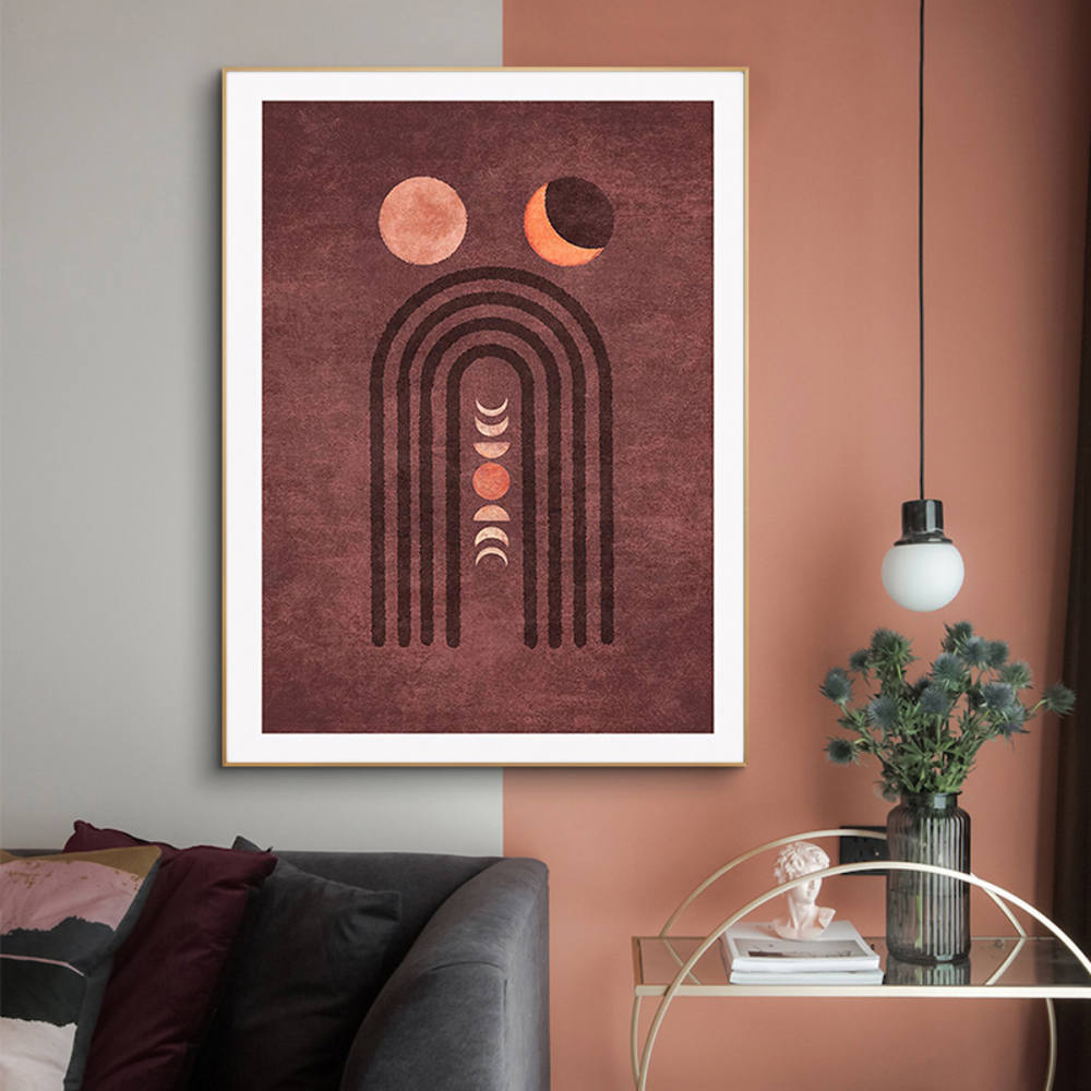 Sunlight's Caress Beyond Arch Boho Canvas
