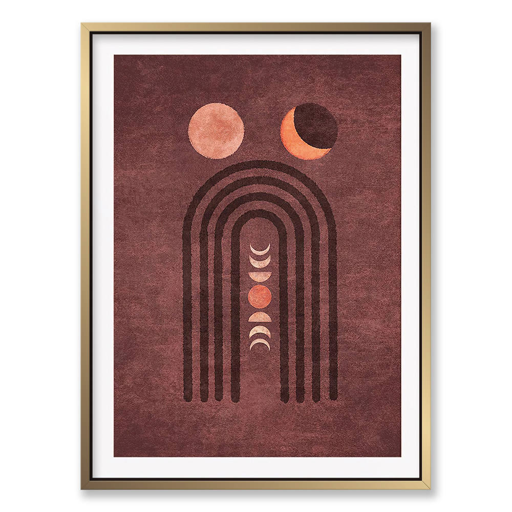 Sunlight's Caress Beyond Arch Boho Canvas