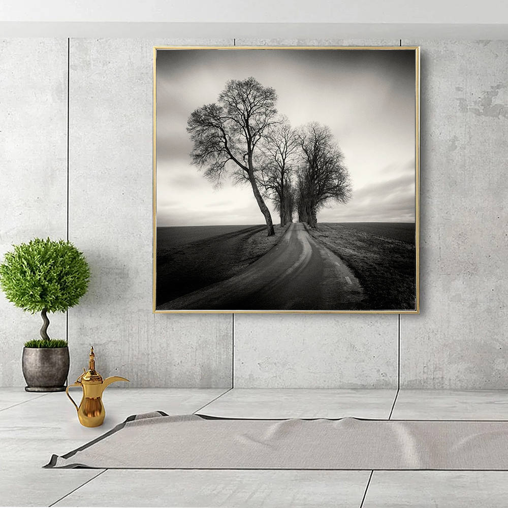 Silhouettes Whispering in Moonlit Silence Canvas