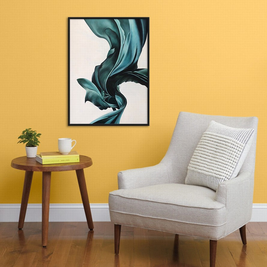 Turquoise Silk, Endless Elegance Canvas