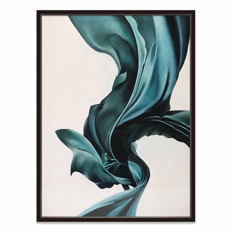 Turquoise Silk, Endless Elegance Canvas
