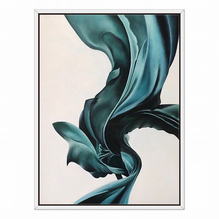 Turquoise Silk, Endless Elegance Canvas