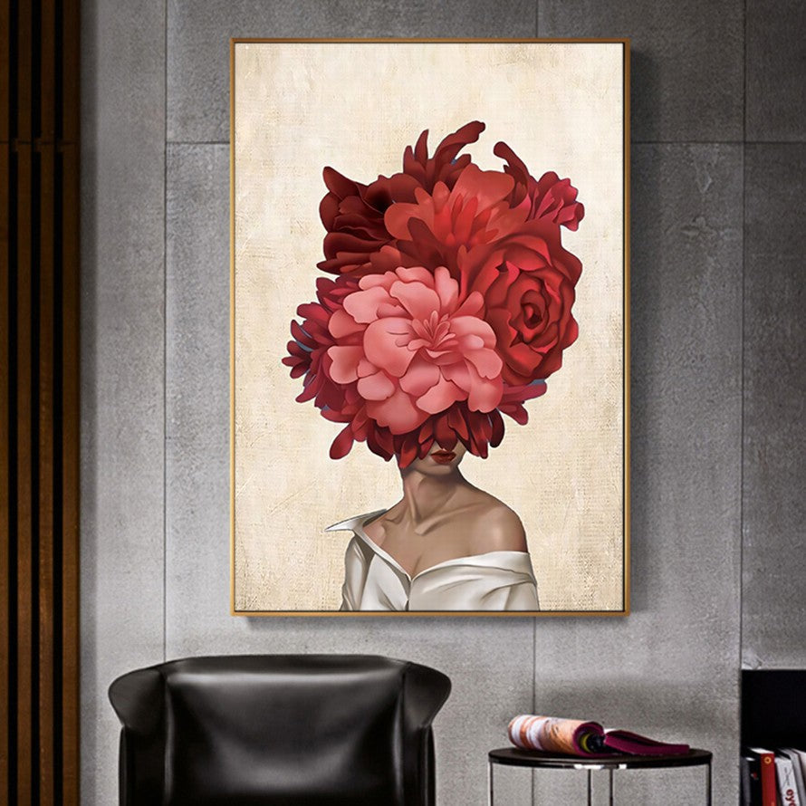 Eternal Flame of Roses Wall Art