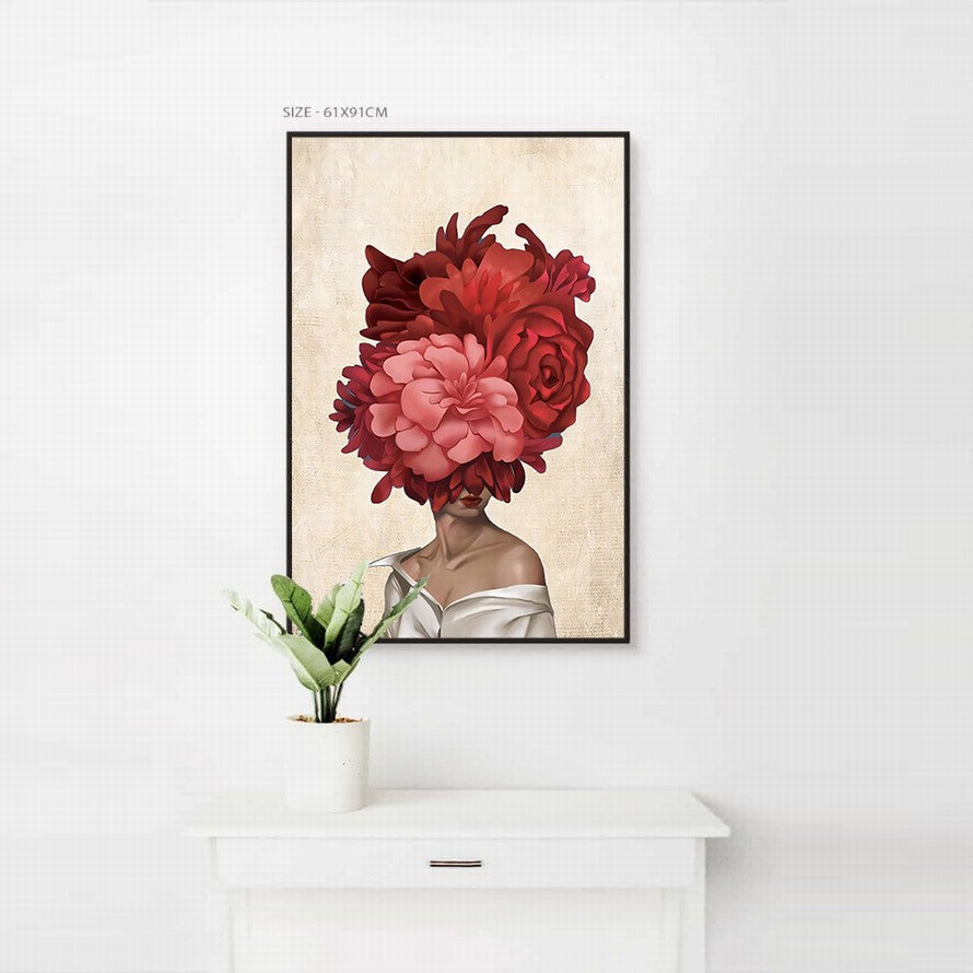 Eternal Flame of Roses Wall Art