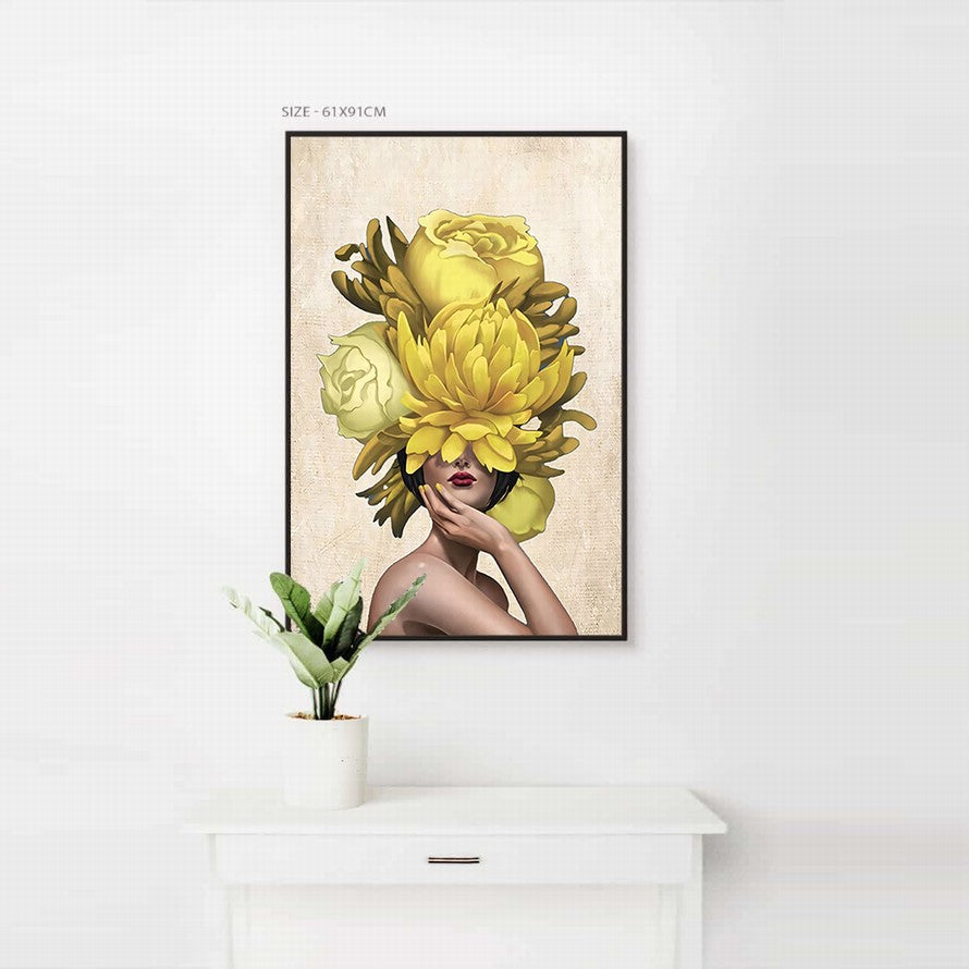 Luminous Garden of Gold Canvas