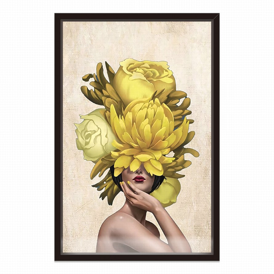 Luminous Garden of Gold Canvas