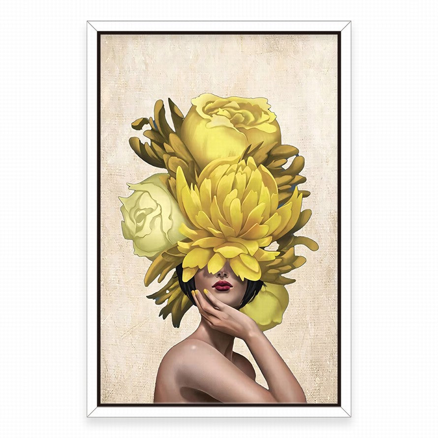 Luminous Garden of Gold Canvas