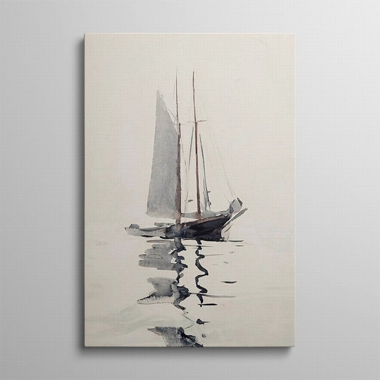 Sailing Into Shadowed Waters Wall Art