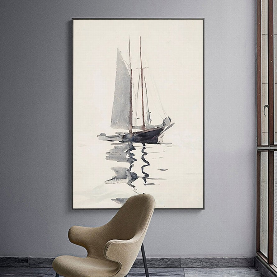 Sailing Into Shadowed Waters Wall Art