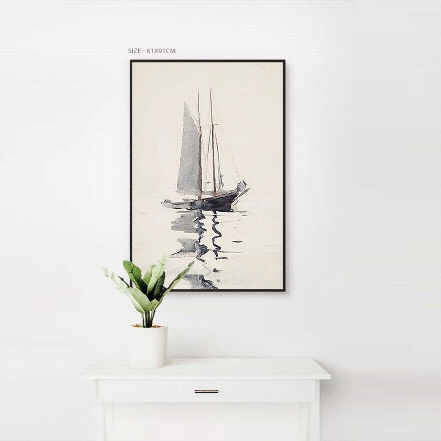 Sailing Into Shadowed Waters Wall Art