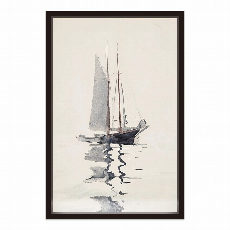 Sailing Into Shadowed Waters Wall Art