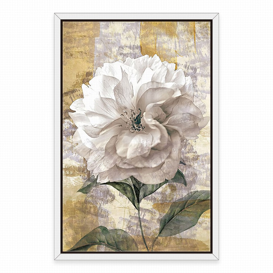 Serenity in White Petals Oil Painting