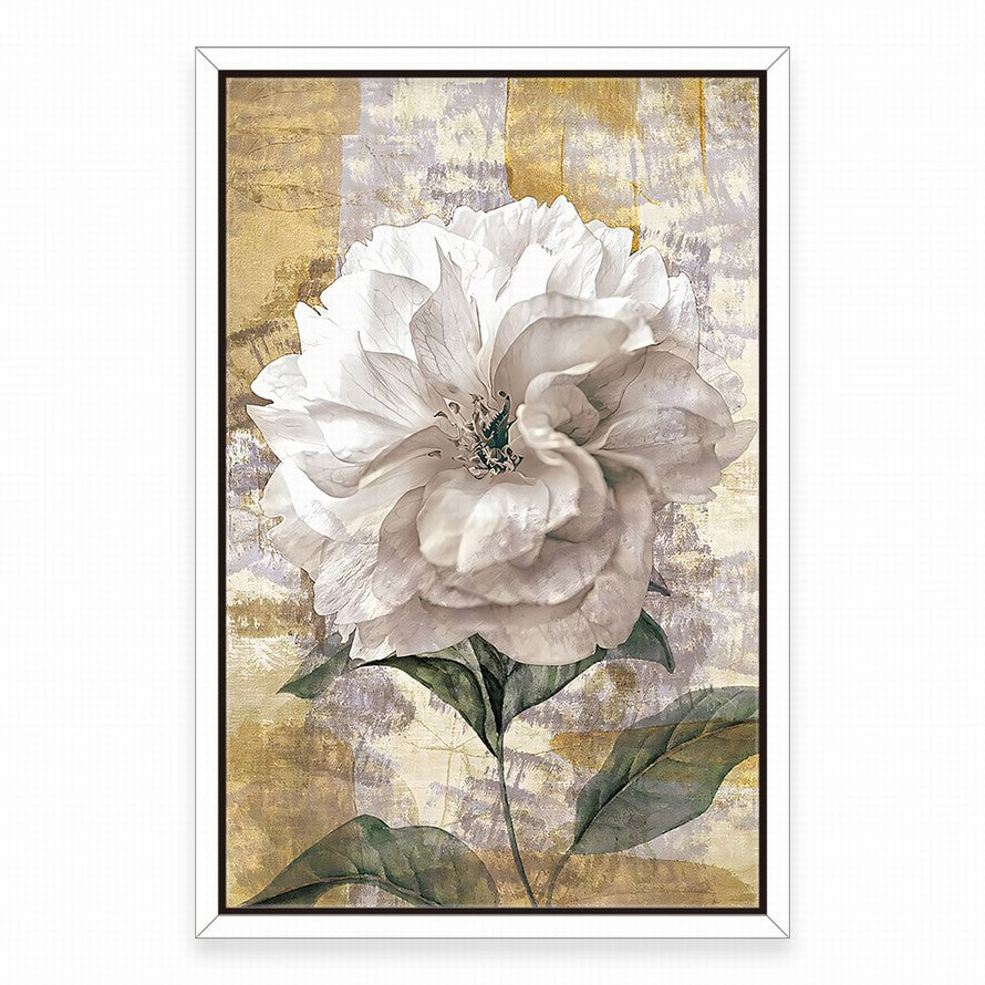 Serenity in White Petals Oil Painting