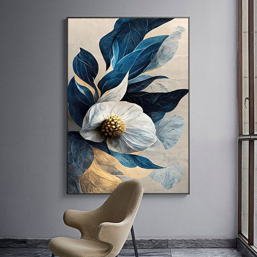 Turquoise Tints of Nature Canvas