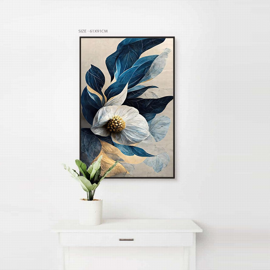 Turquoise Tints of Nature Canvas