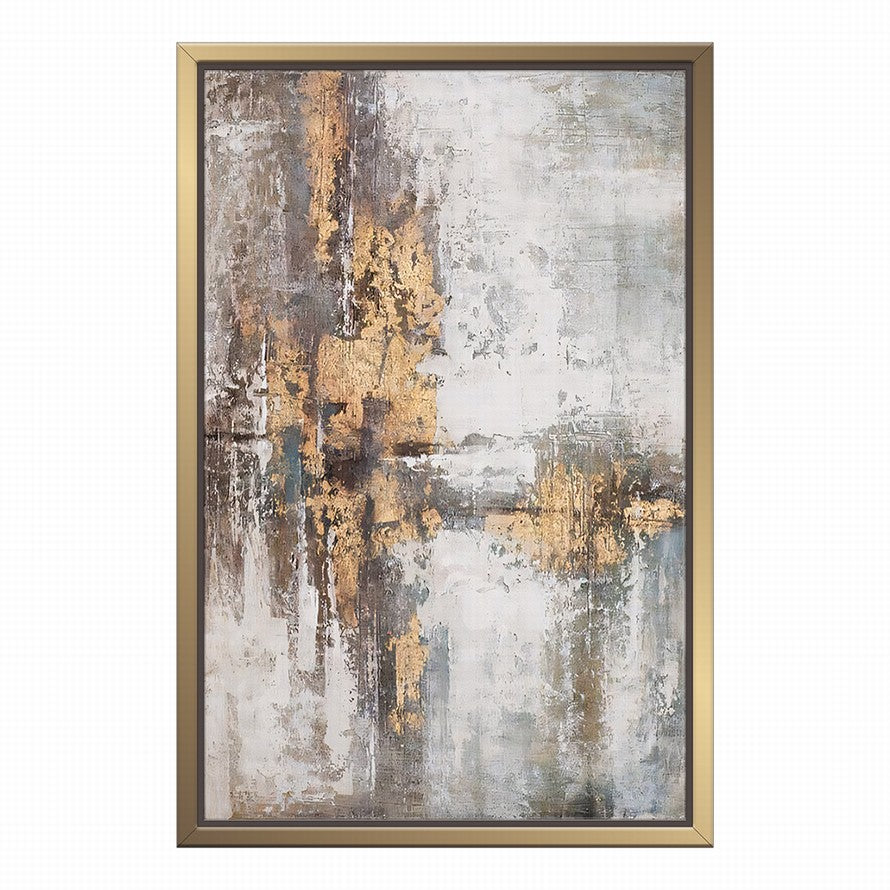 Textures in Amber Light Abstract Wallpaper