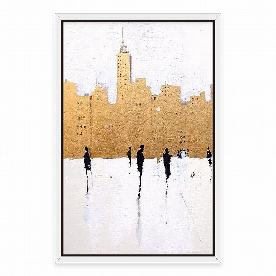 Umber Echoes in Architecture Canvas