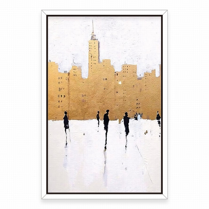 Umber Echoes in Architecture Canvas