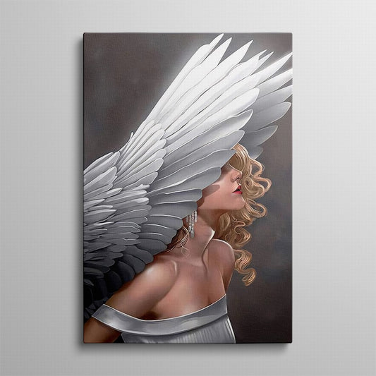 Veiled in Angelic Grace Oil Canvas