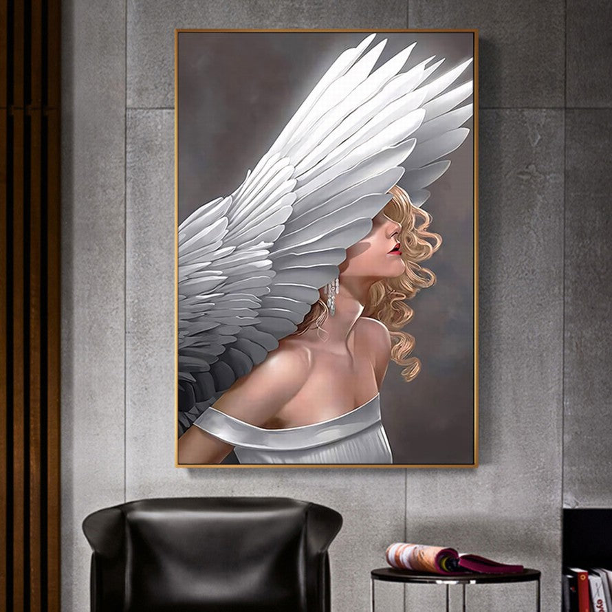 Veiled in Angelic Grace Oil Canvas
