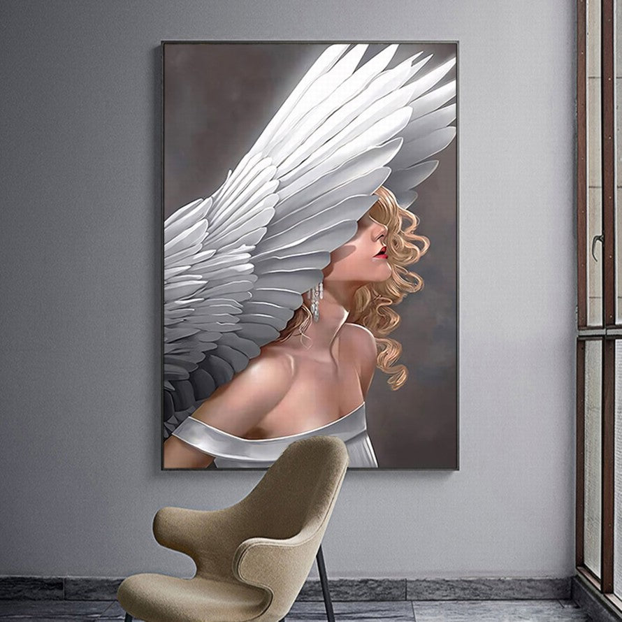 Veiled in Angelic Grace Oil Canvas
