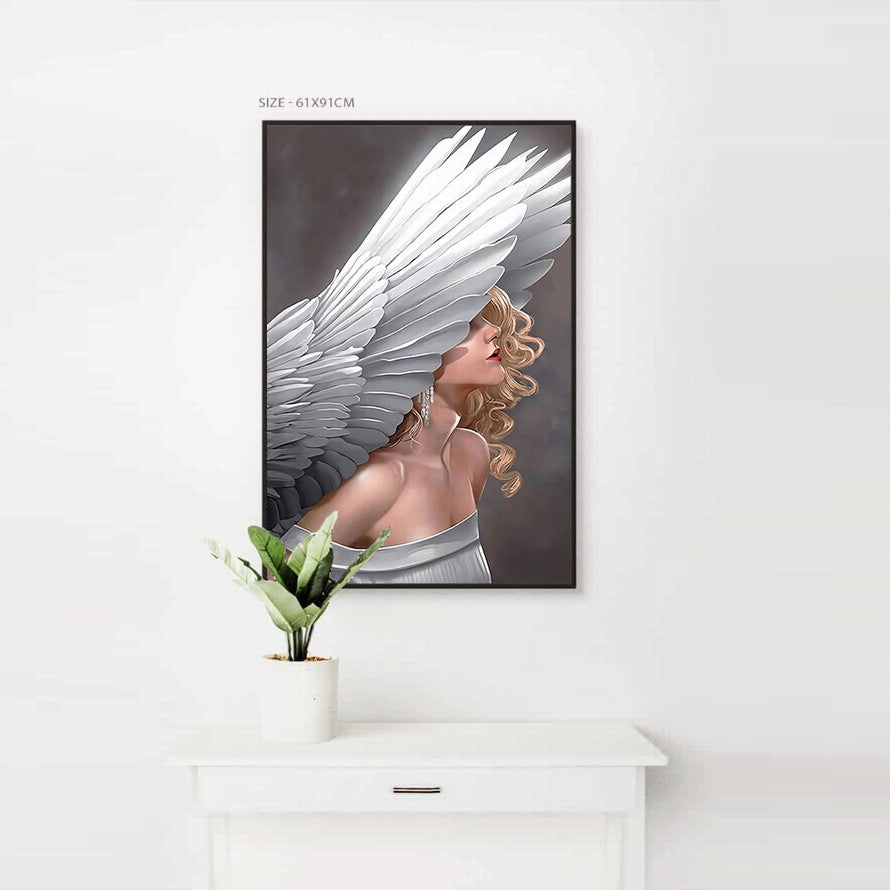 Veiled in Angelic Grace Oil Canvas