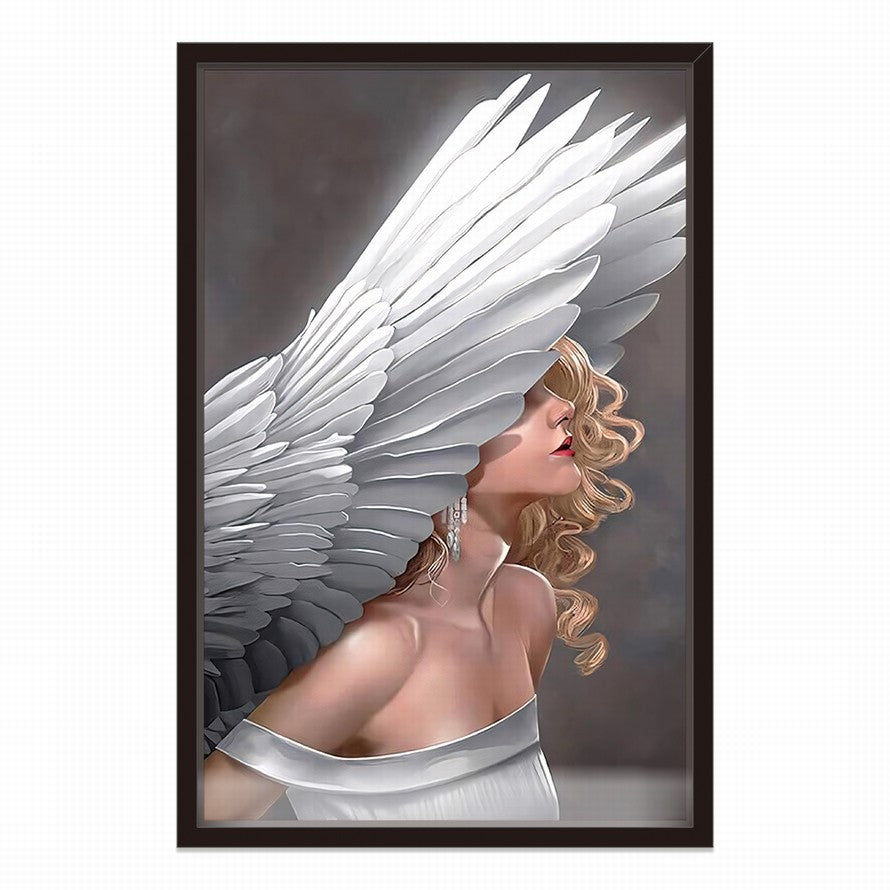 Veiled in Angelic Grace Oil Canvas