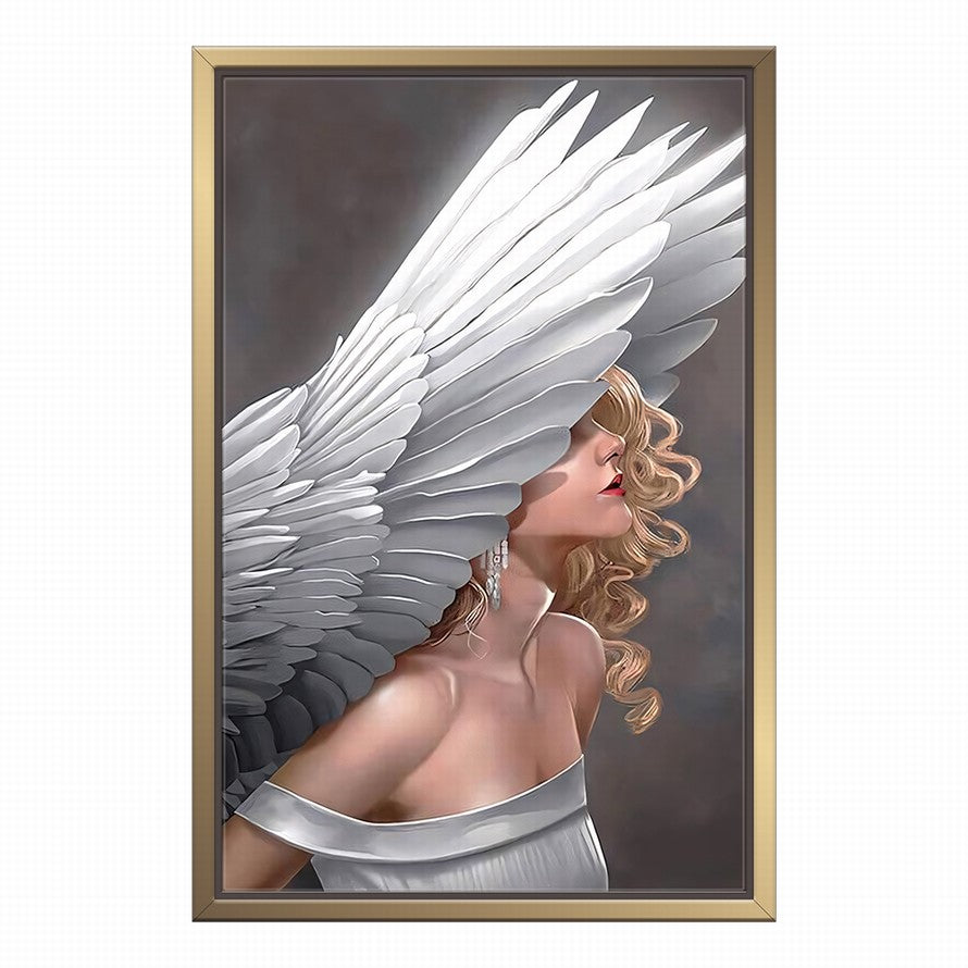 Veiled in Angelic Grace Oil Canvas
