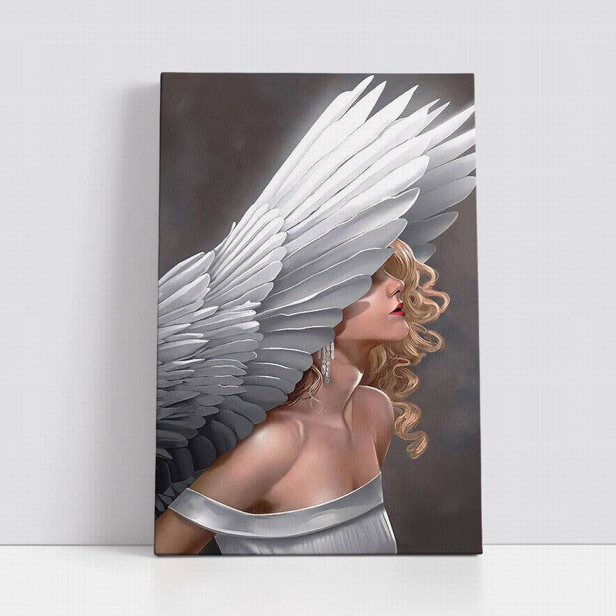 Veiled in Angelic Grace Oil Canvas
