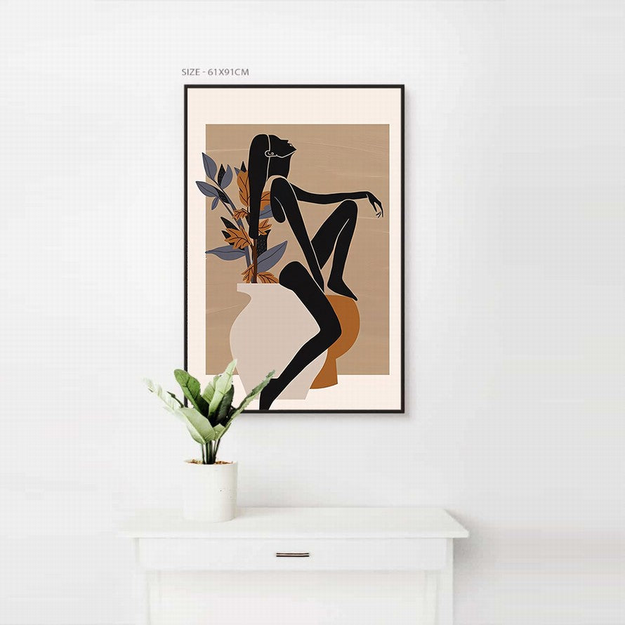 Repose: Nature's Embrace Blooms Canvas